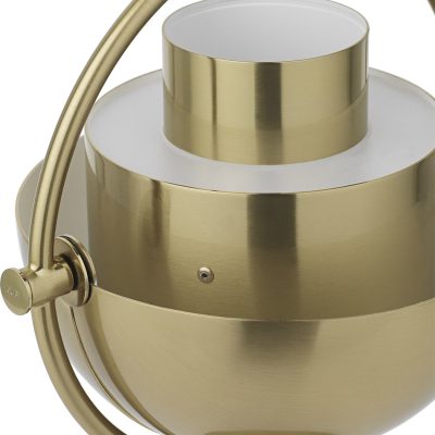 MULTI-LITE Portable Lamp, Brass/Brass