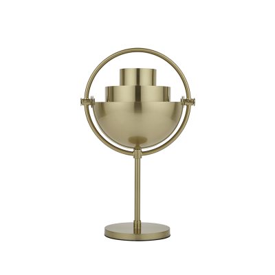 MULTI-LITE Portable Lamp, Brass/Brass