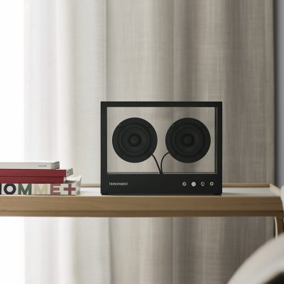 TRANSPARENT Speaker Small, Black