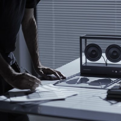 TRANSPARENT Speaker Small, Black