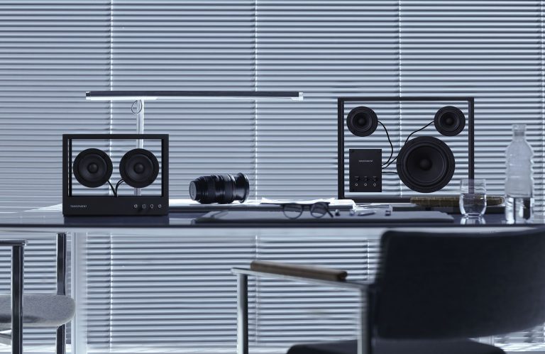 TRANSPARENT Speaker Small, Black