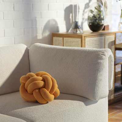 KNOT Cushion, Yellow