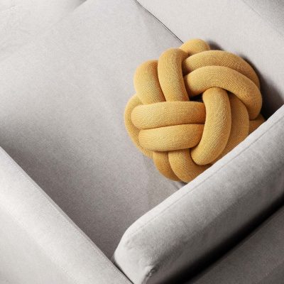 KNOT Cushion, Yellow