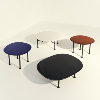 CARMEL Coffee Table, Clam White