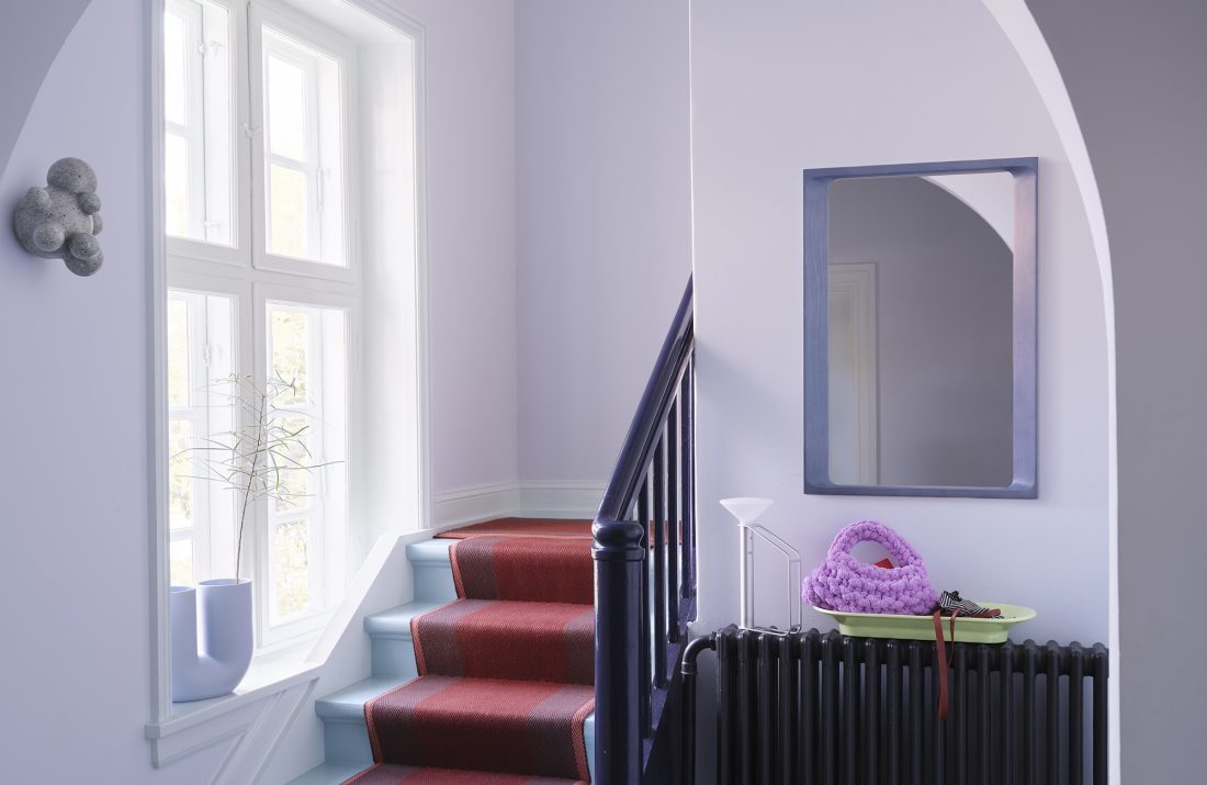 ARCED Mirror S, Light Lilac