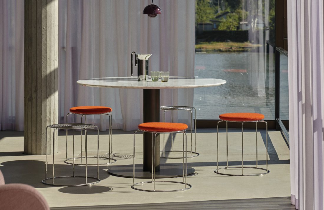 WIRE STOOL VP11, Seat Pad