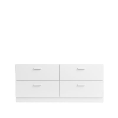 RELIEF Chest of Drawers Low, Plinth