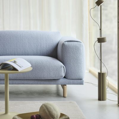 POST Floor Lamp, Brown Green