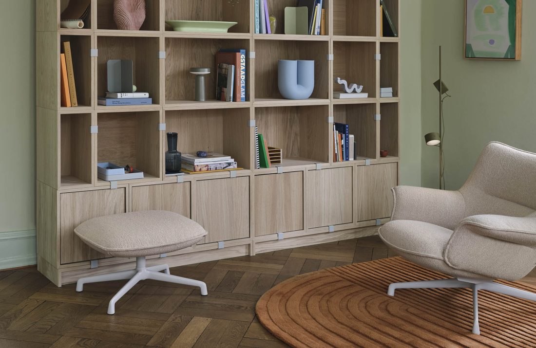 POST Floor Lamp, Brown Green