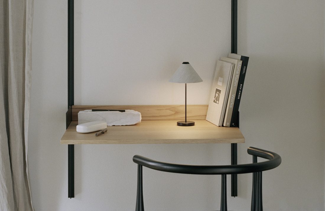 BROLLY Portable Lamp, Linen
