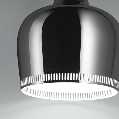 Pendant Light A330S "Golden Bell", Chrome