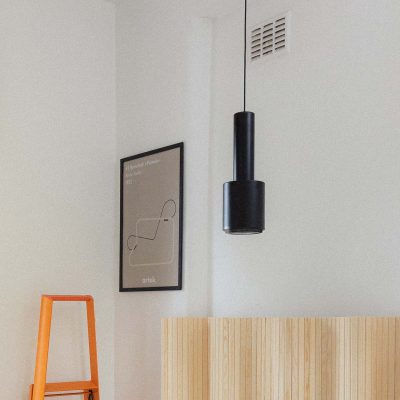 Pendant Light A110 "Hand Grenade", Black