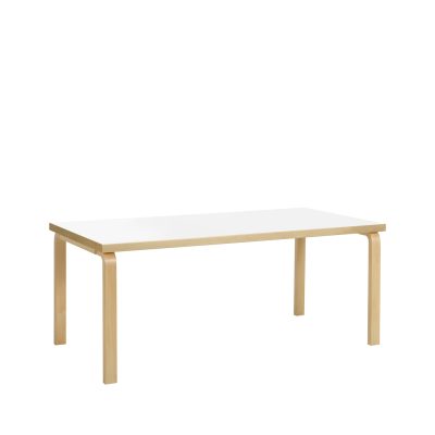 Aalto Table Rectangular 83, Clear Lacquer