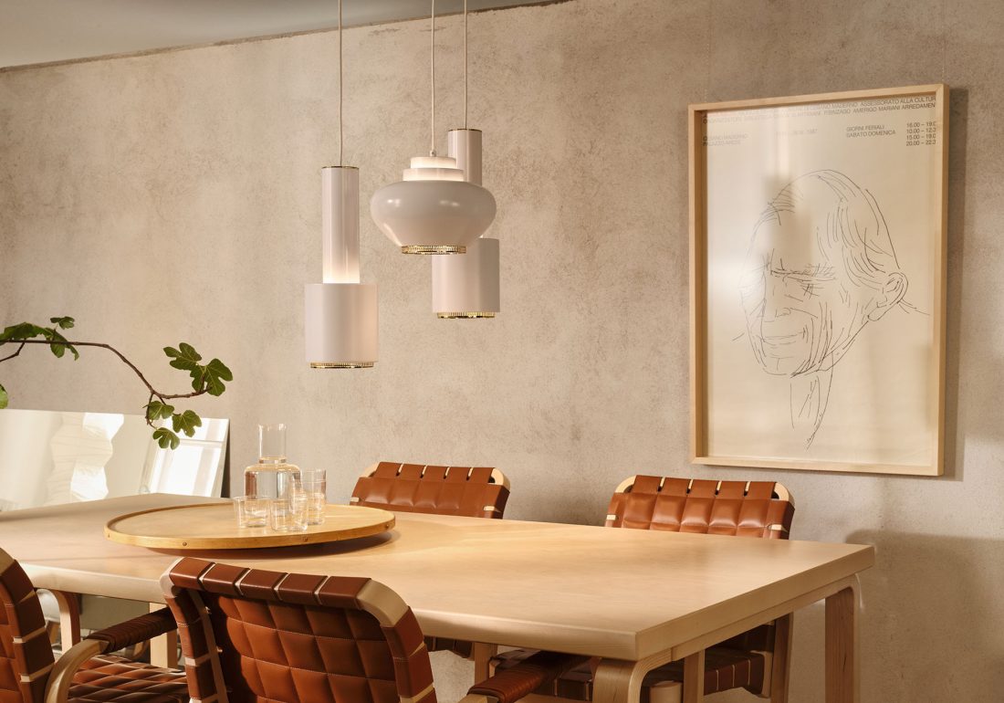 Pendant Light A110 "Hand Grenade", White