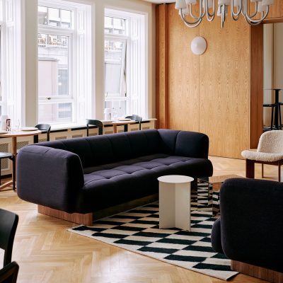 SHIFT Kelim Rug, Black