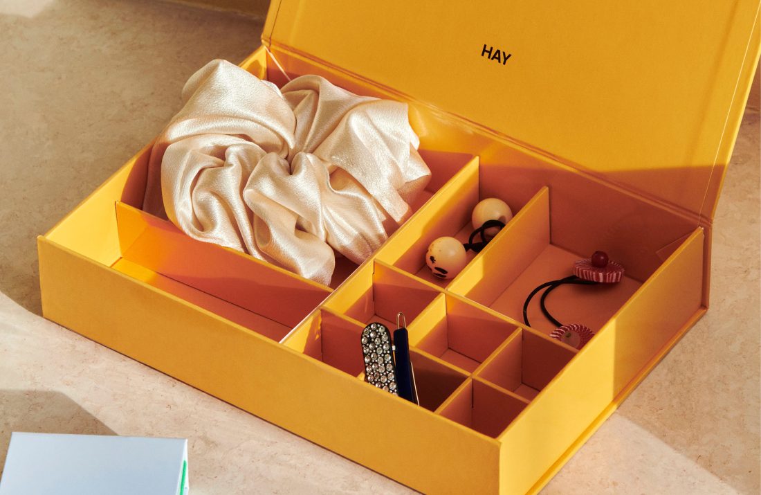 COLOUR STORAGE Jewellery Box, Egg Yolk
