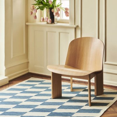 SHIFT Kelim Rug, Burgundy