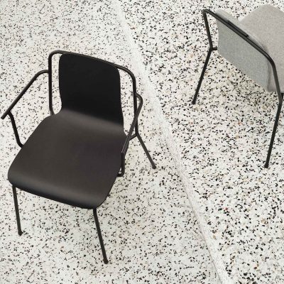 STUDIO Armchair Steel