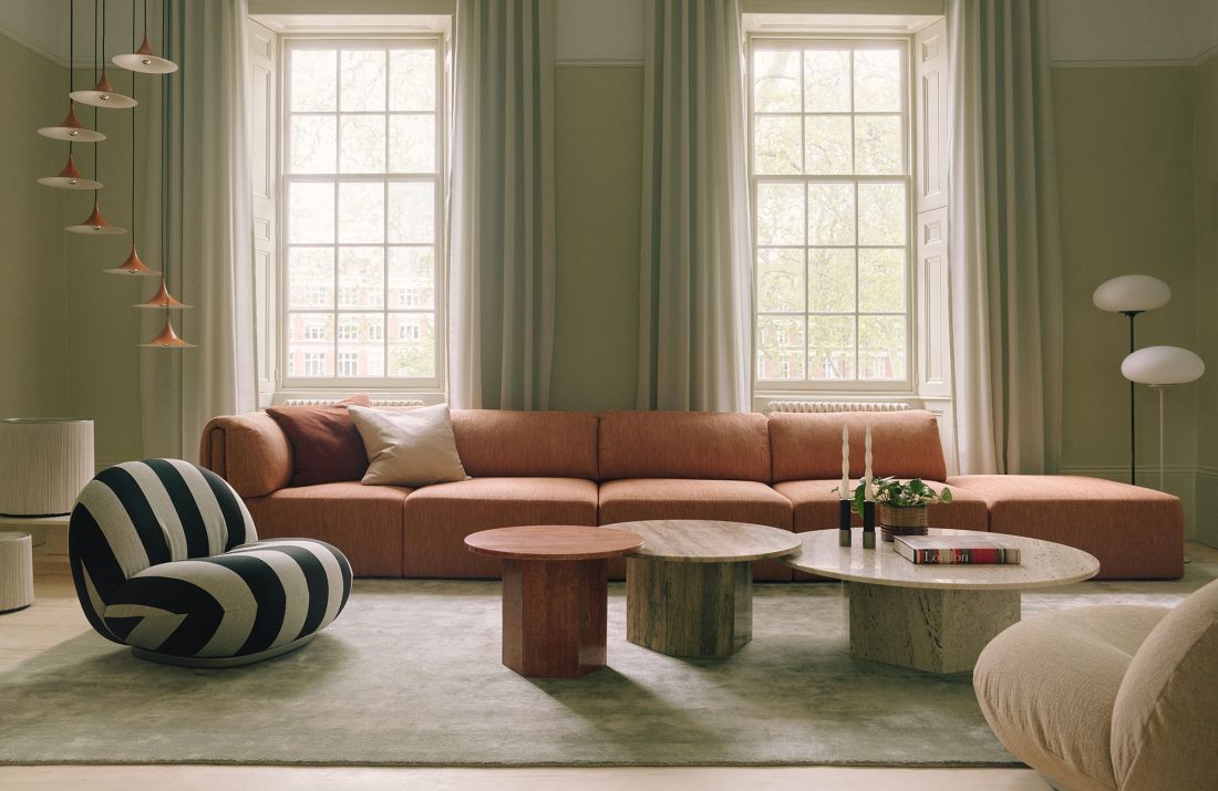 EPIC Coffee Table ø110, Traventine
