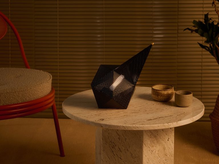 BAGDAD Portable Lamp, Soft Black