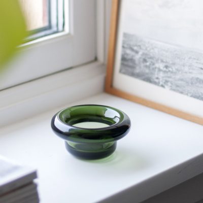 SIRKEL Tealight Holder, Deep Forest Green