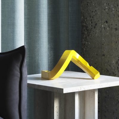 CROOKED Candlestick Two, Yellow