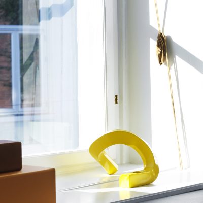 CROOKED Candlestick Two, Yellow