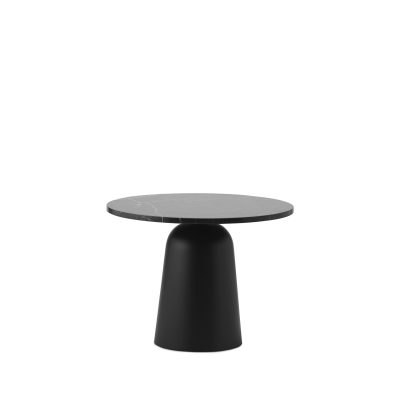 TURN Table Marble, Black