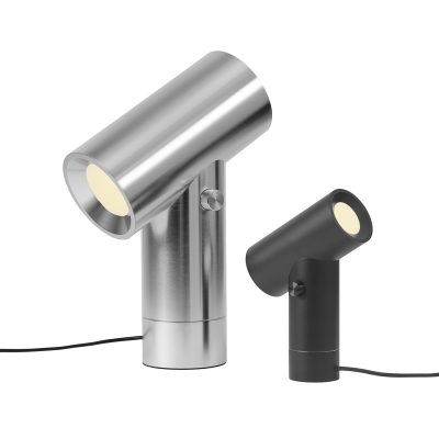 BEAM Table Lamp, Polished Aluminum