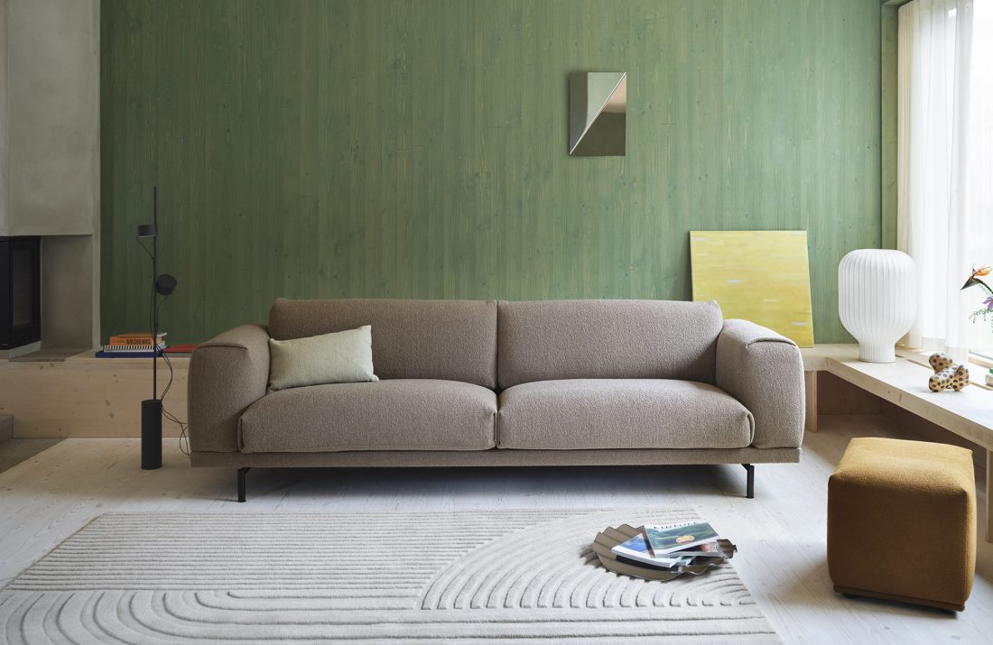 REST Sofa, 3-Seater - Metal Base