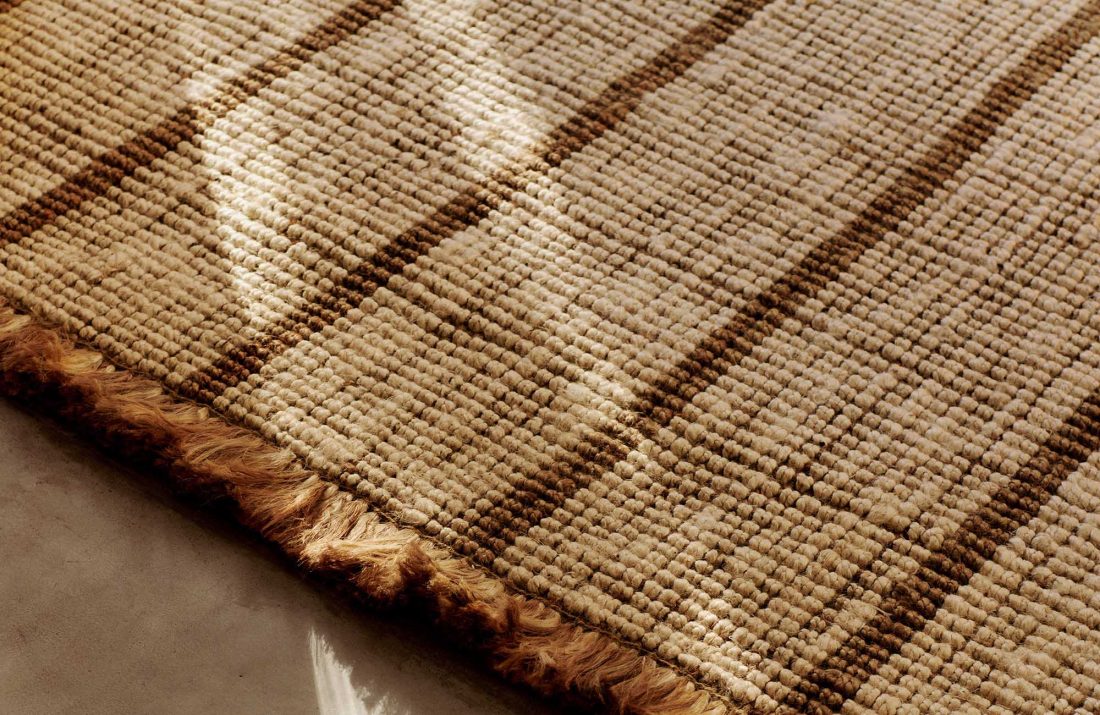 ATHENS STRIPES Rug, Natural/Off White