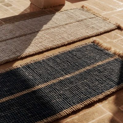 ATHENS STRIPES Rug, Natural/Off White