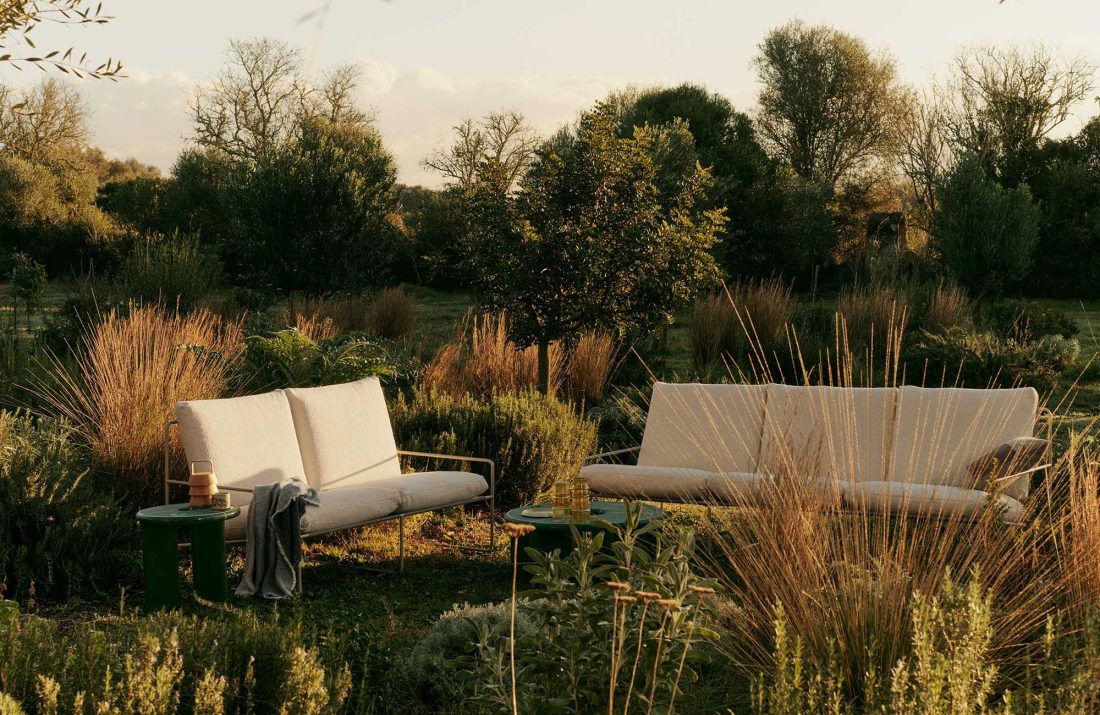 DESERT Sofa 3 Seater, Pure Bouclé Off White