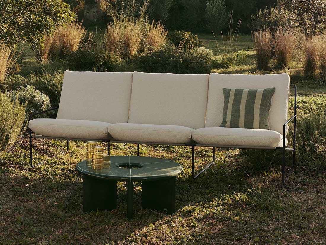DEYA Coffee Table, Dark Green