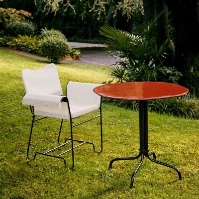 CARMEL Bistrot Dining Table, Rock Red