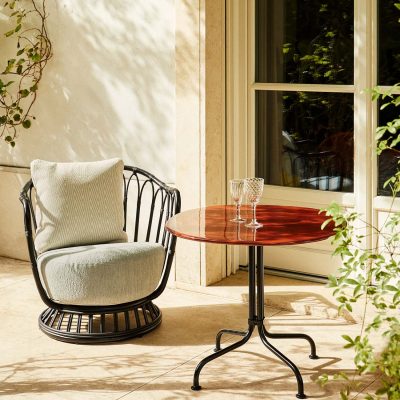 CARMEL Bistrot Lounge Table, Rock Red