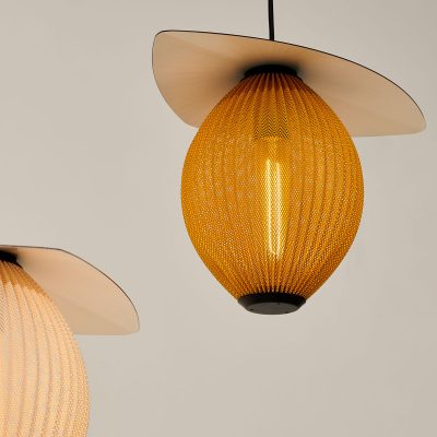 SATELLITE Outdoor Pendant ø22, Mustard Gold