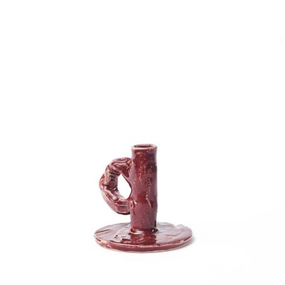 STUDIO Candlestick, Burgundy