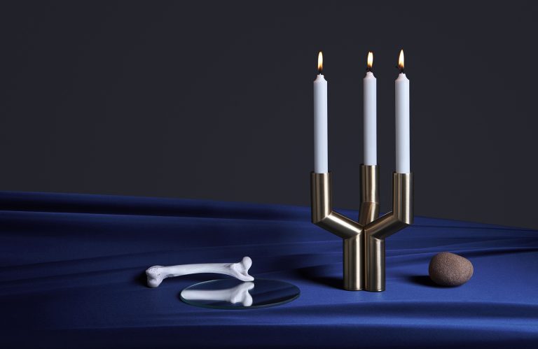 SERMON Black Painted Brass