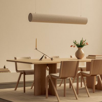 HASHIRA Linear Pendant Lamp, Raw