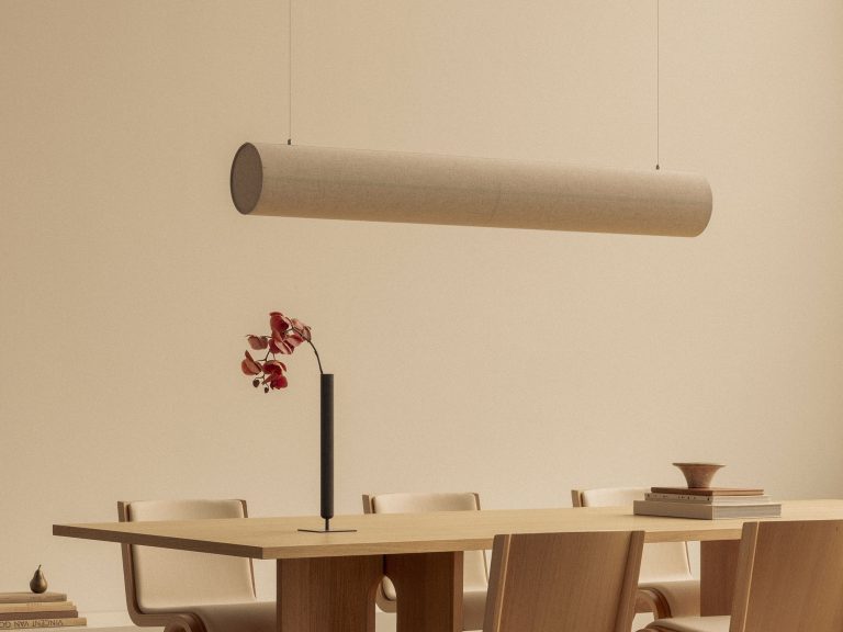 HASHIRA Linear Pendant Lamp, Raw