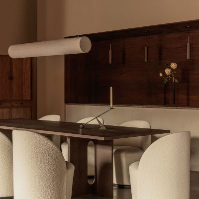 HASHIRA Linear Pendant Lamp, Raw