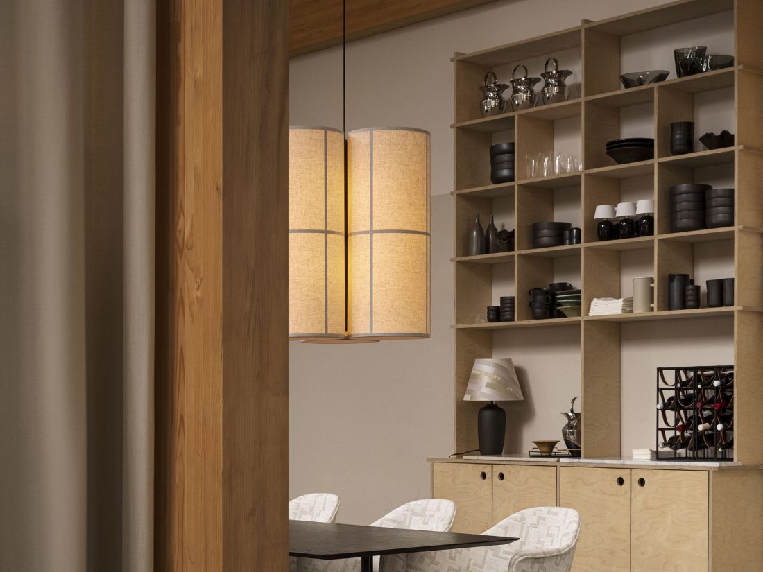 HASHIRA Pendant Lamp Cluster L, Raw