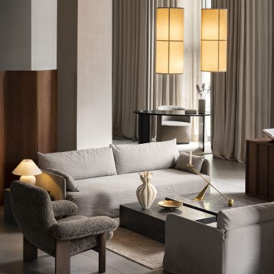 HASHIRA Pendant Lamp L, Raw