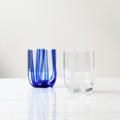 STRIPE Glass White