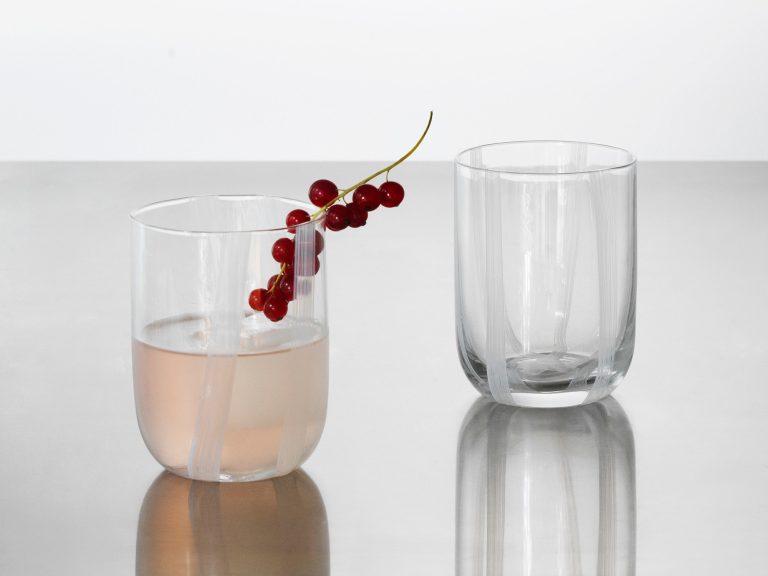 STRIPE Glass White