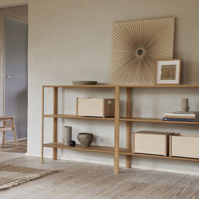 LEAF Shelf 1x2, Oak