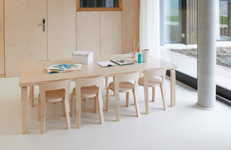 Aalto Children's Table Rectangular 80A