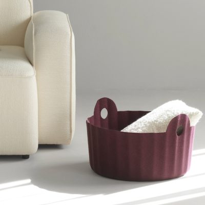 COLU Basket, Burgundy