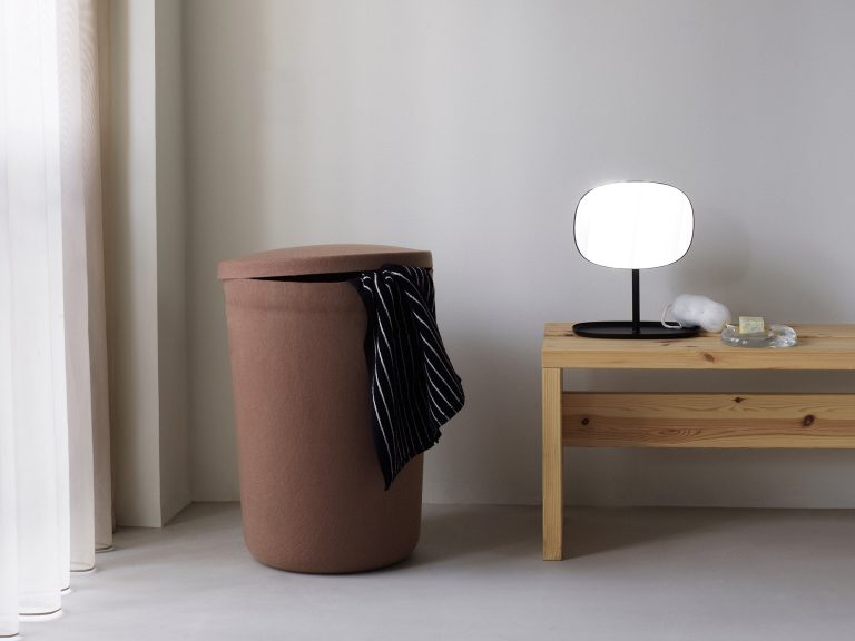 HIDE Laundry Basket, Brown